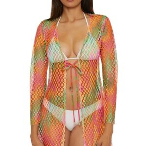 BECCA MIRAGE FISHNET TUNIC-BRAND NEW